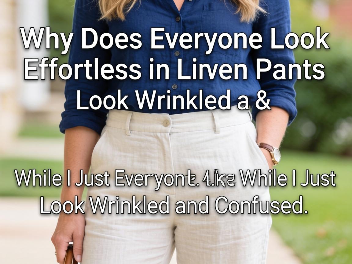 Why Does Everyone Look Effortless in Linen Pants While I Just Look Wrinkled and Confused