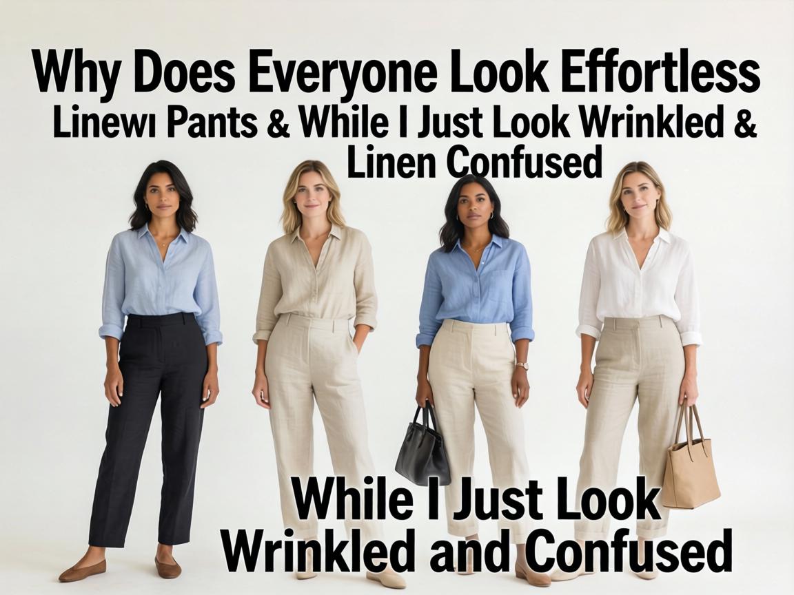 Why Does Everyone Look Effortless in Linen Pants While I Just Look Wrinkled and Confused