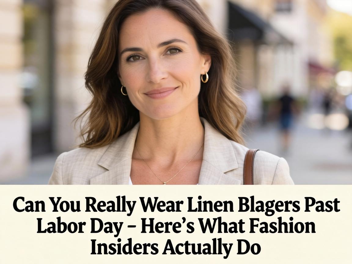 Can You Really Wear Linen Blazers Past Labor Day_ Here’s What Fashion Insiders Actually Do