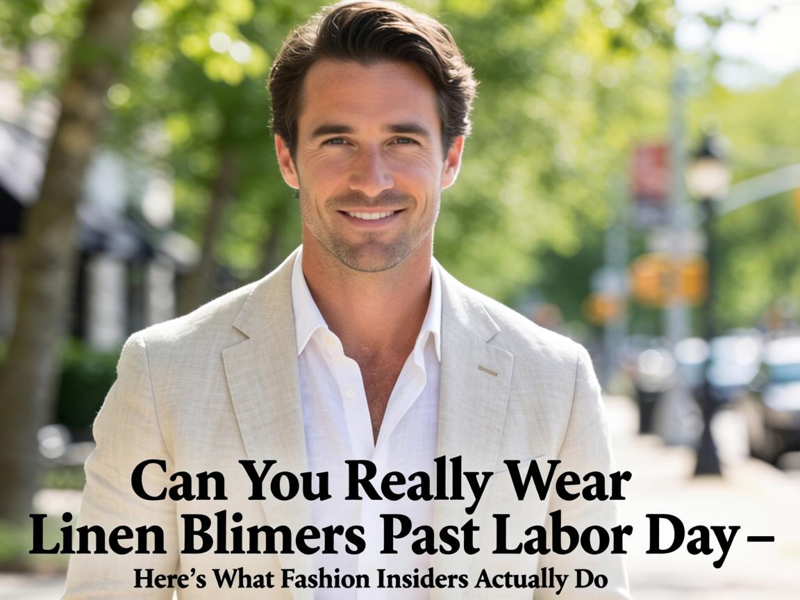 Can You Really Wear Linen Blazers Past Labor Day_ Here’s What Fashion Insiders Actually Do