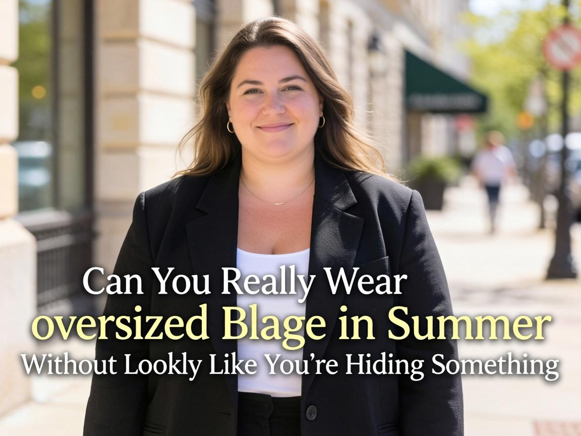 Can You Really Wear Oversized Blazers in Summer Without Looking Like You’re Hiding Something