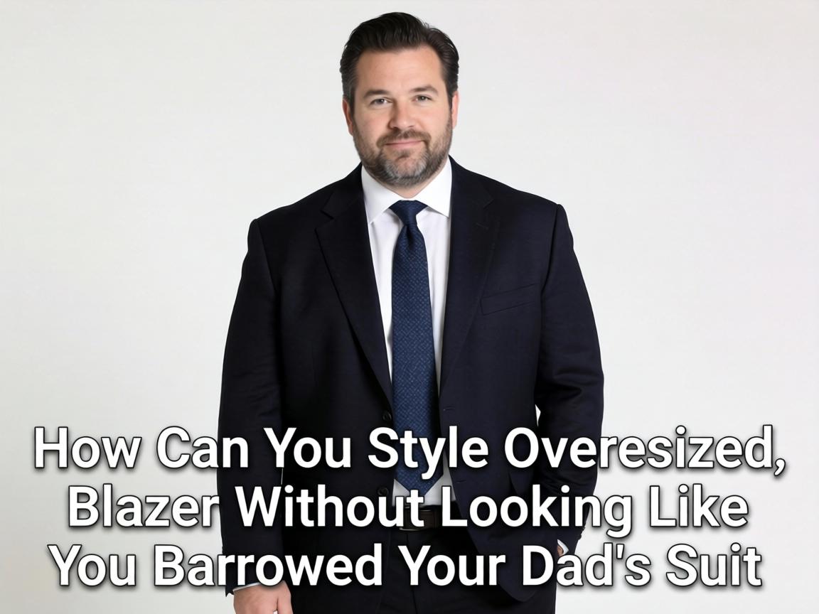 How Can You Style Oversized Blazers Without Looking Like You Borrowed Your Dad's Suit