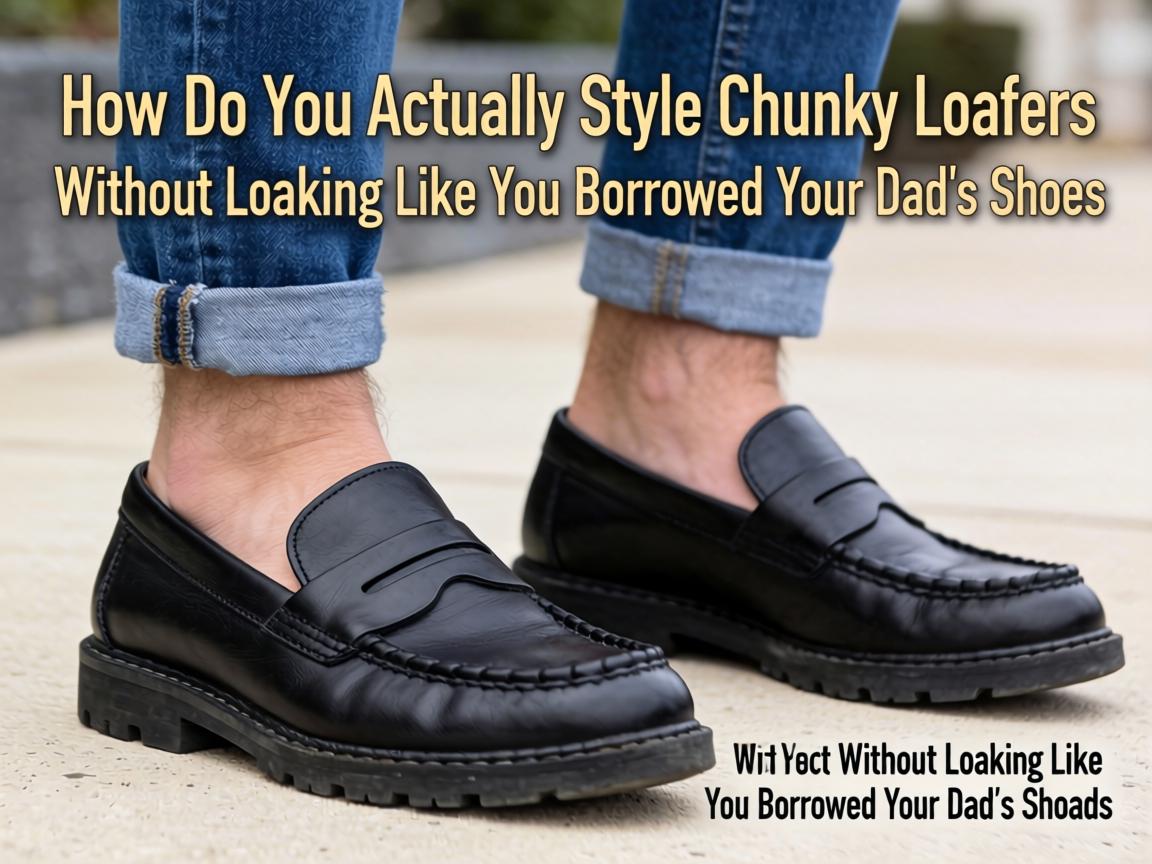 How Do You Actually Style Chunky Loafers Without Looking Like You Borrowed Your Dad's Shoes