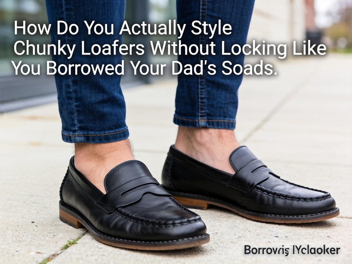How Do You Actually Style Chunky Loafers Without Looking Like You Borrowed Your Dad's Shoes