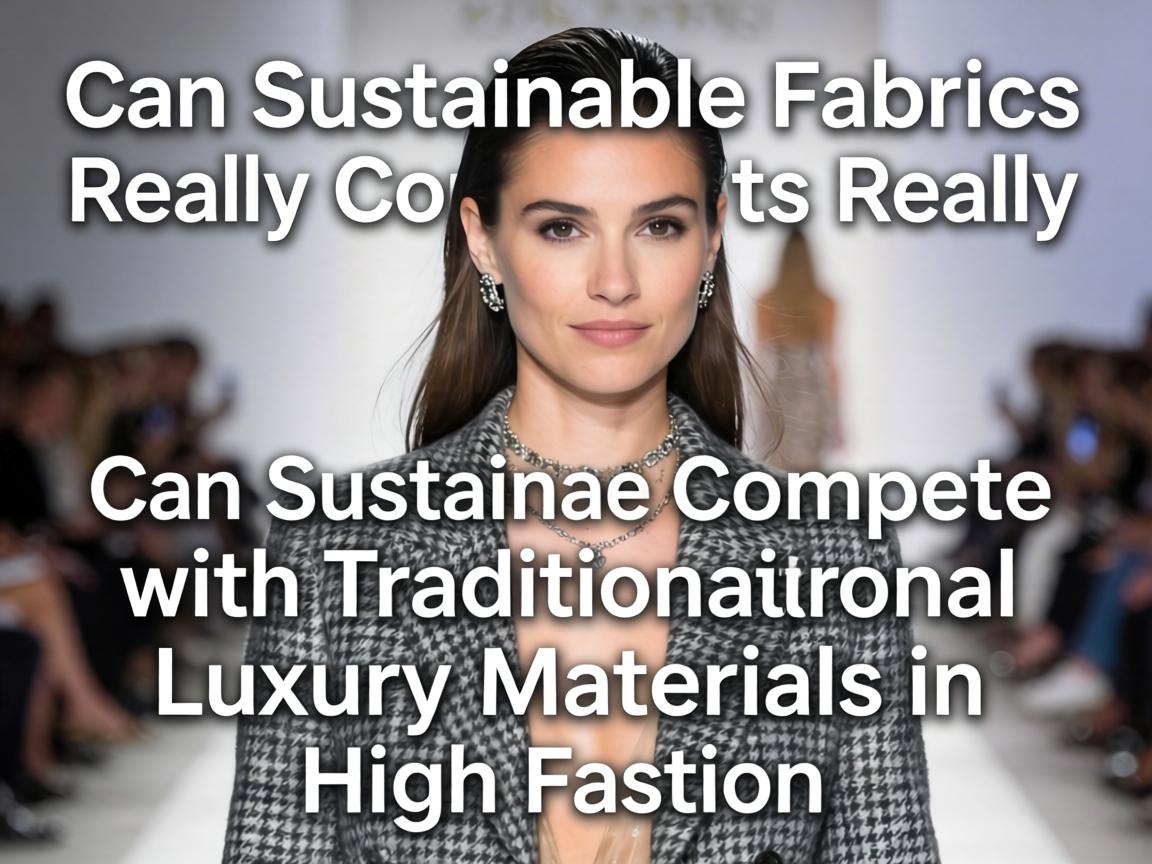 Can Sustainable Fabrics Really Compete with Traditional Luxury Materials in High Fashion