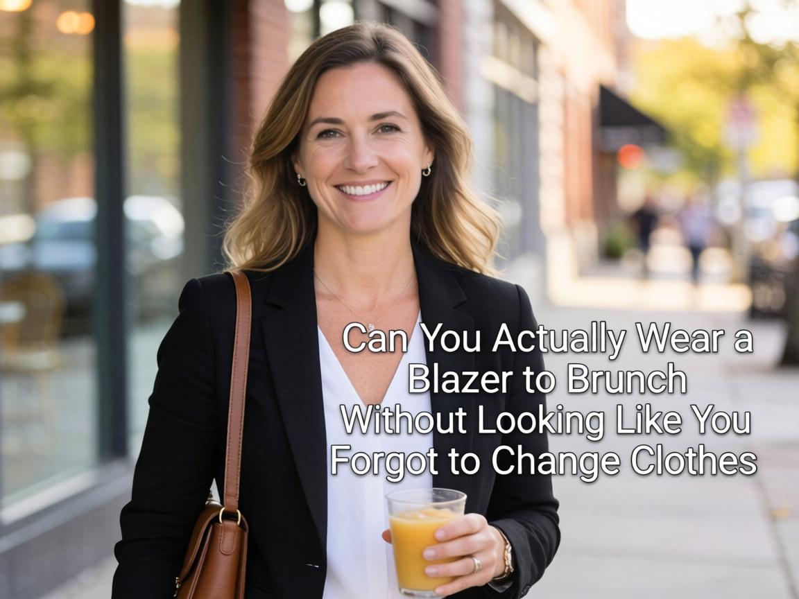 Can You Actually Wear a Blazer to Brunch Without Looking Like You Forgot to Change Clothes