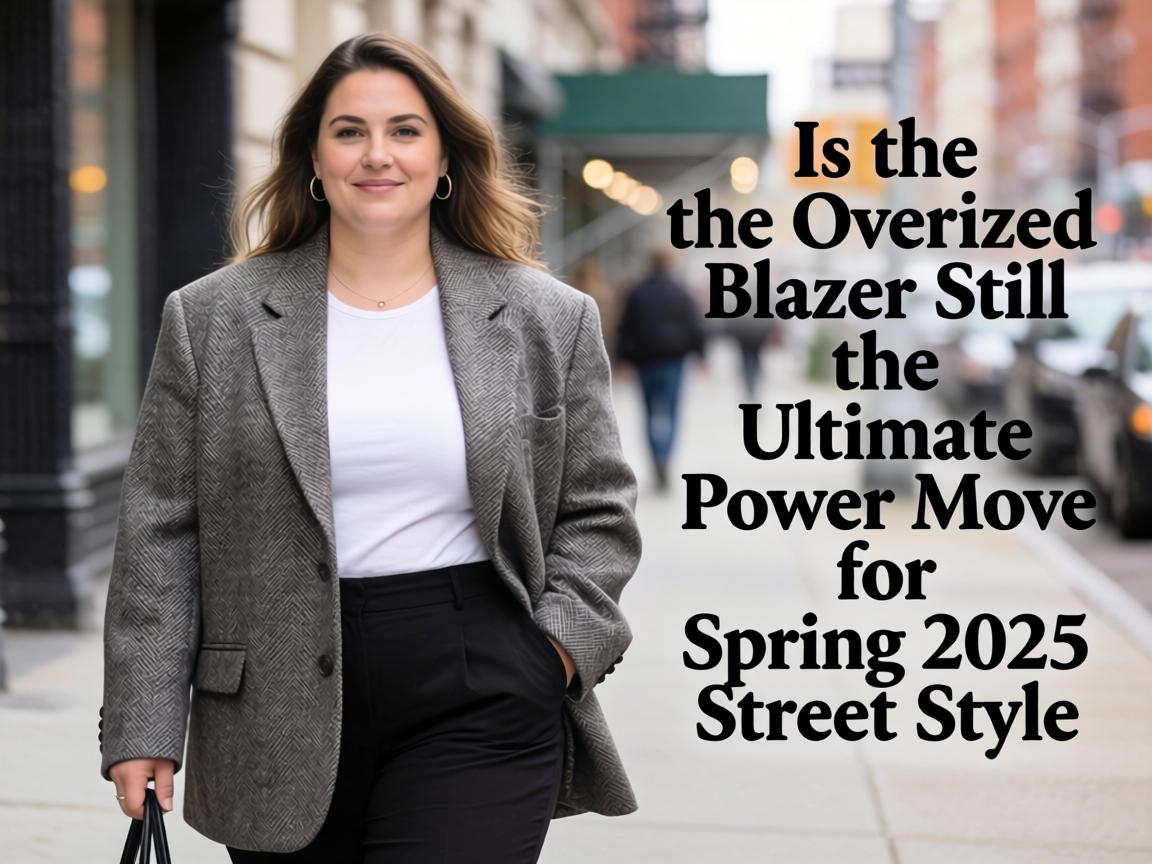 Is the Oversized Blazer Still the Ultimate Power Move for Spring 2025 Street Style