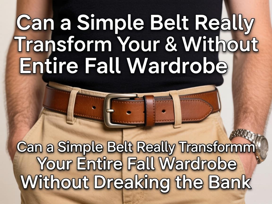 Can a Simple Belt Really Transform Your Entire Fall Wardrobe Without Breaking the Bank