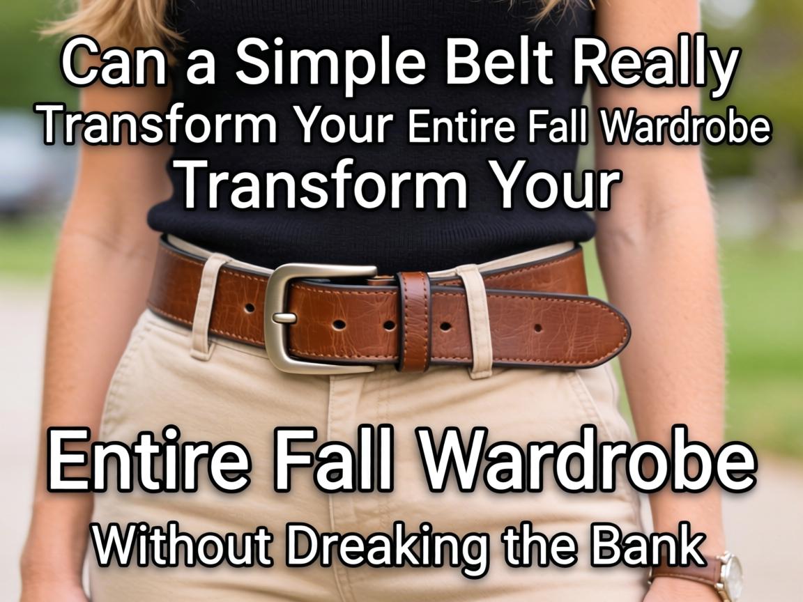 Can a Simple Belt Really Transform Your Entire Fall Wardrobe Without Breaking the Bank