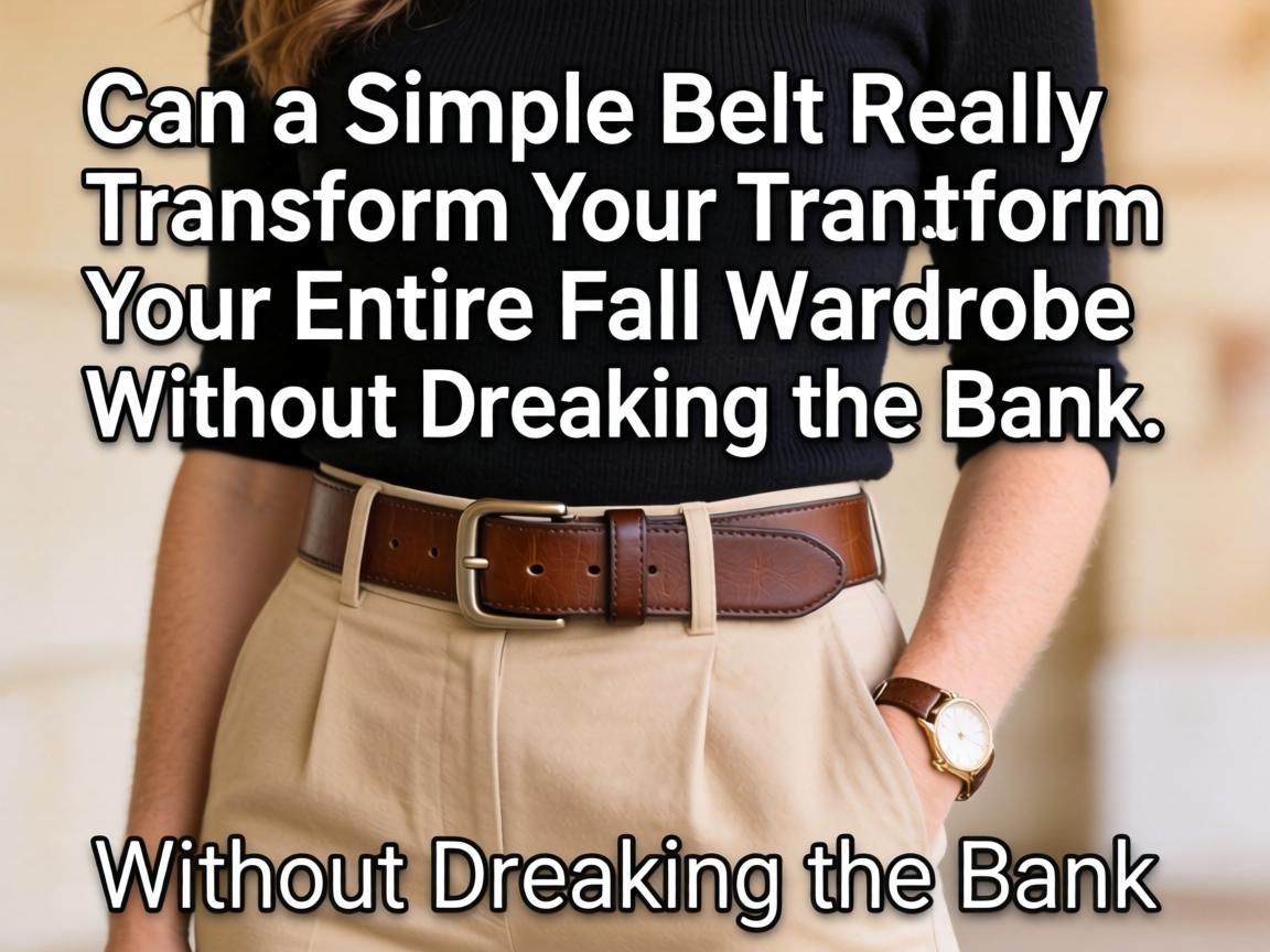 Can a Simple Belt Really Transform Your Entire Fall Wardrobe Without Breaking the Bank