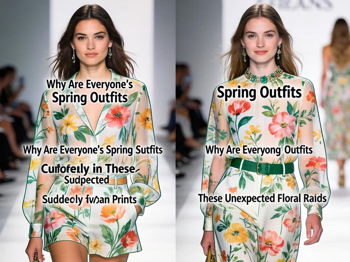 Why Are Everyone's Spring Outfits Suddenly Covered in These Unexpected Floral Prints