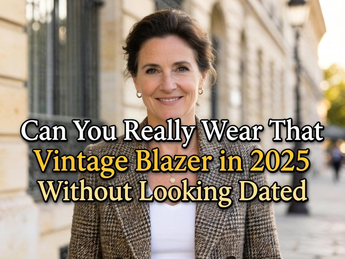 Can You Really Wear That Vintage Blazer in 2025 Without Looking Dated