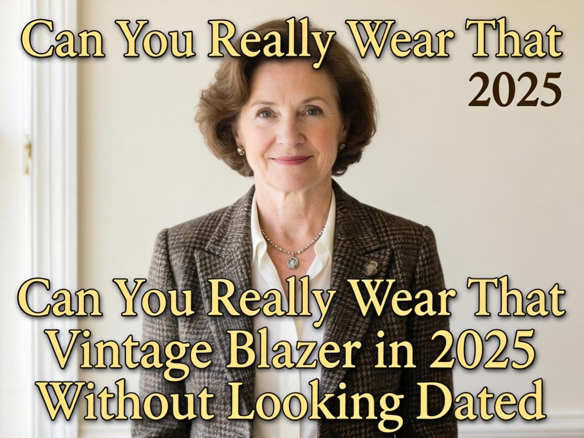Can You Really Wear That Vintage Blazer in 2025 Without Looking Dated