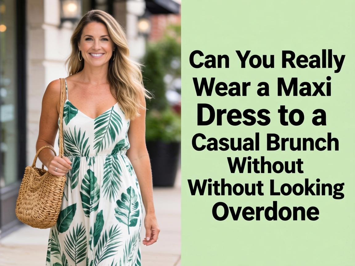 Can You Really Wear a Maxi Dress to a Casual Brunch Without Looking Overdone