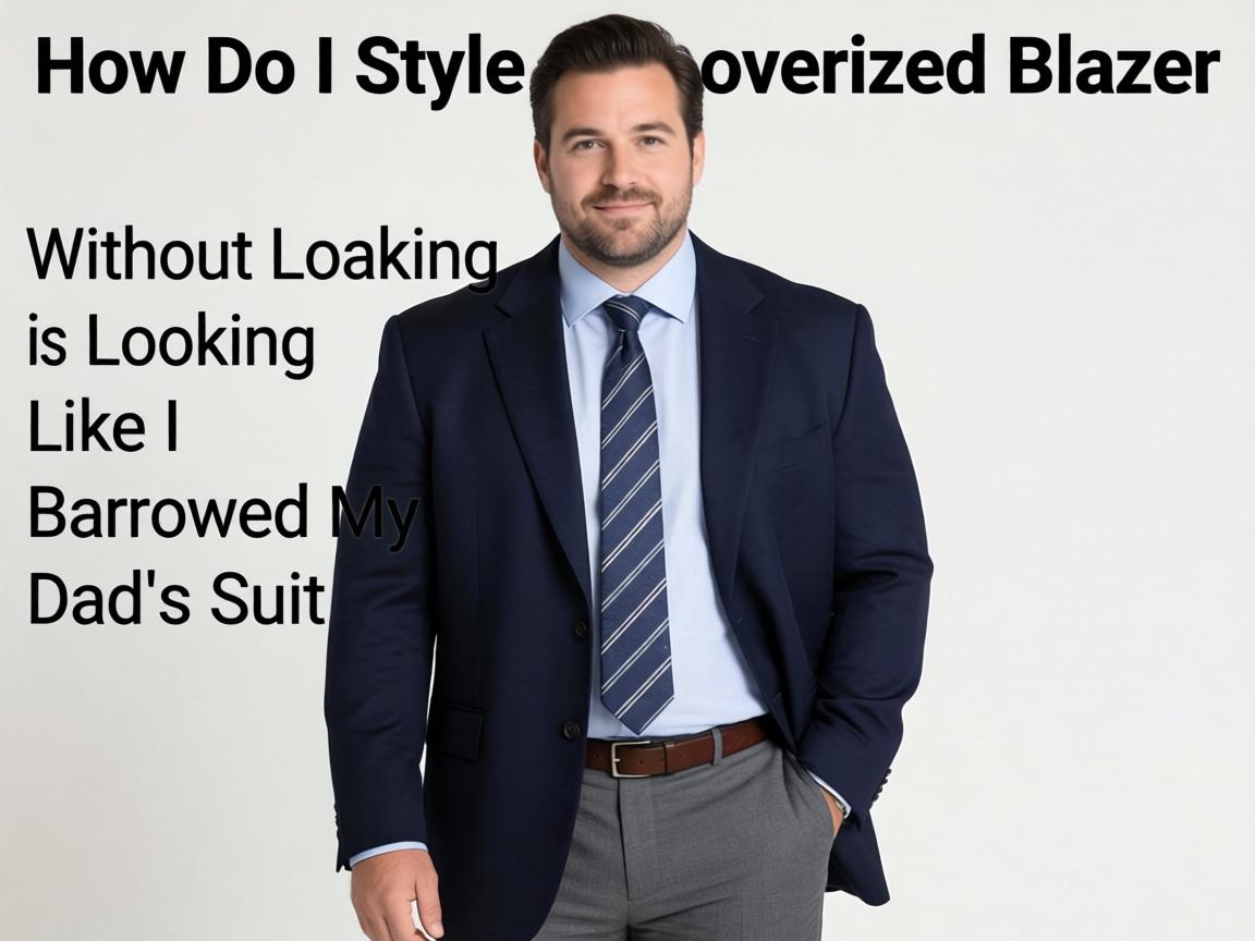 How Do I Style Oversized Blazers Without Looking Like I Borrowed My Dad's Suit
