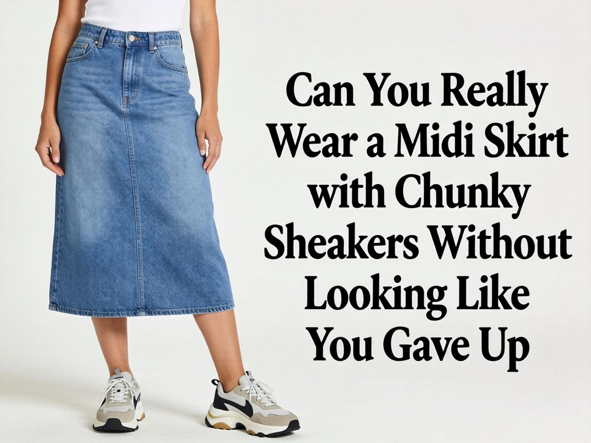 Can You Really Wear a Midi Skirt with Chunky Sneakers Without Looking Like You Gave Up