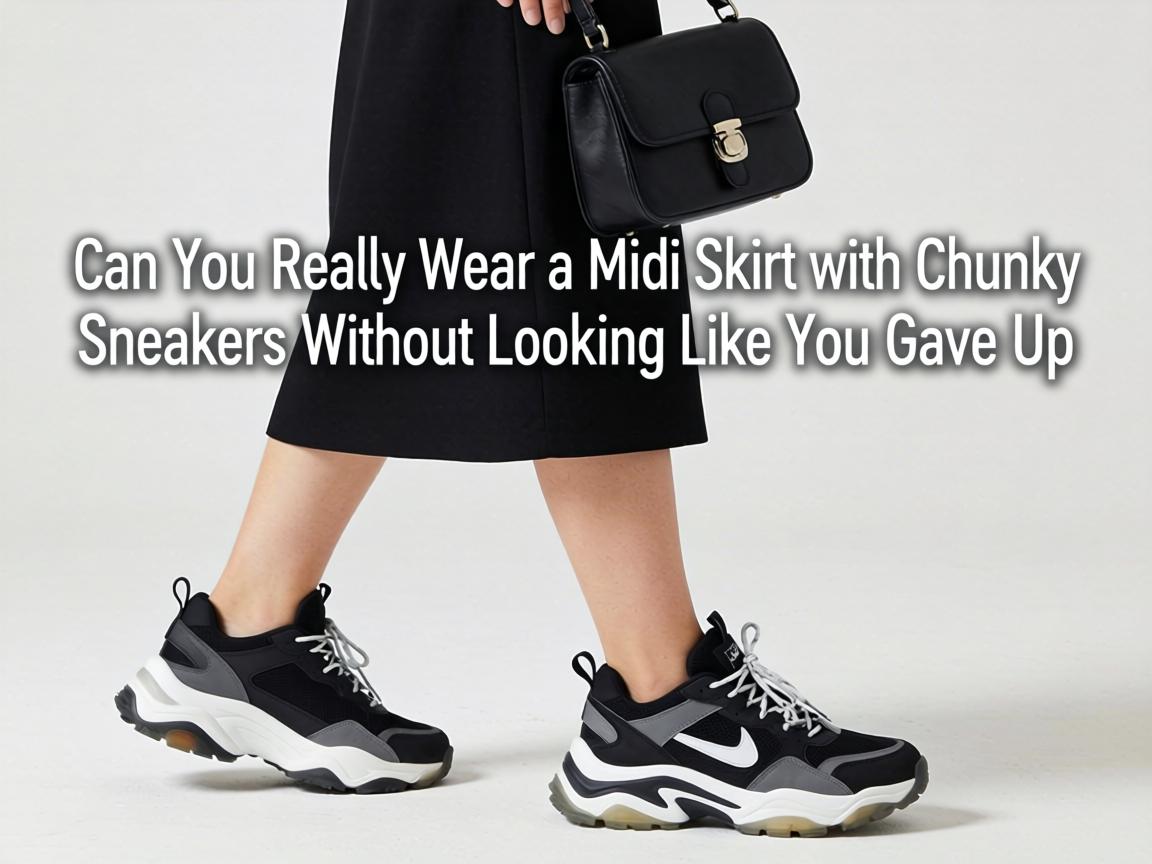 Can You Really Wear a Midi Skirt with Chunky Sneakers Without Looking Like You Gave Up