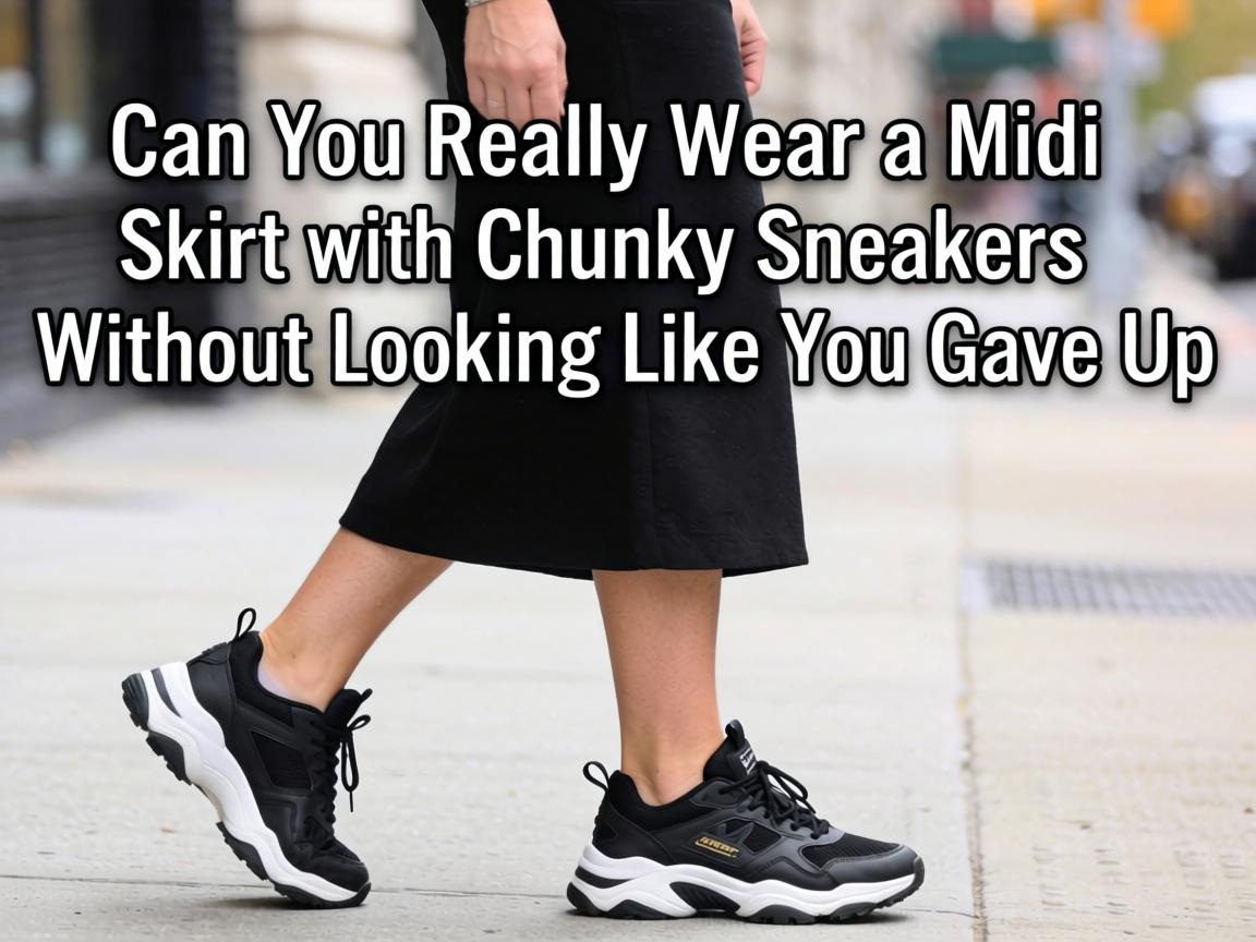 Can You Really Wear a Midi Skirt with Chunky Sneakers Without Looking Like You Gave Up