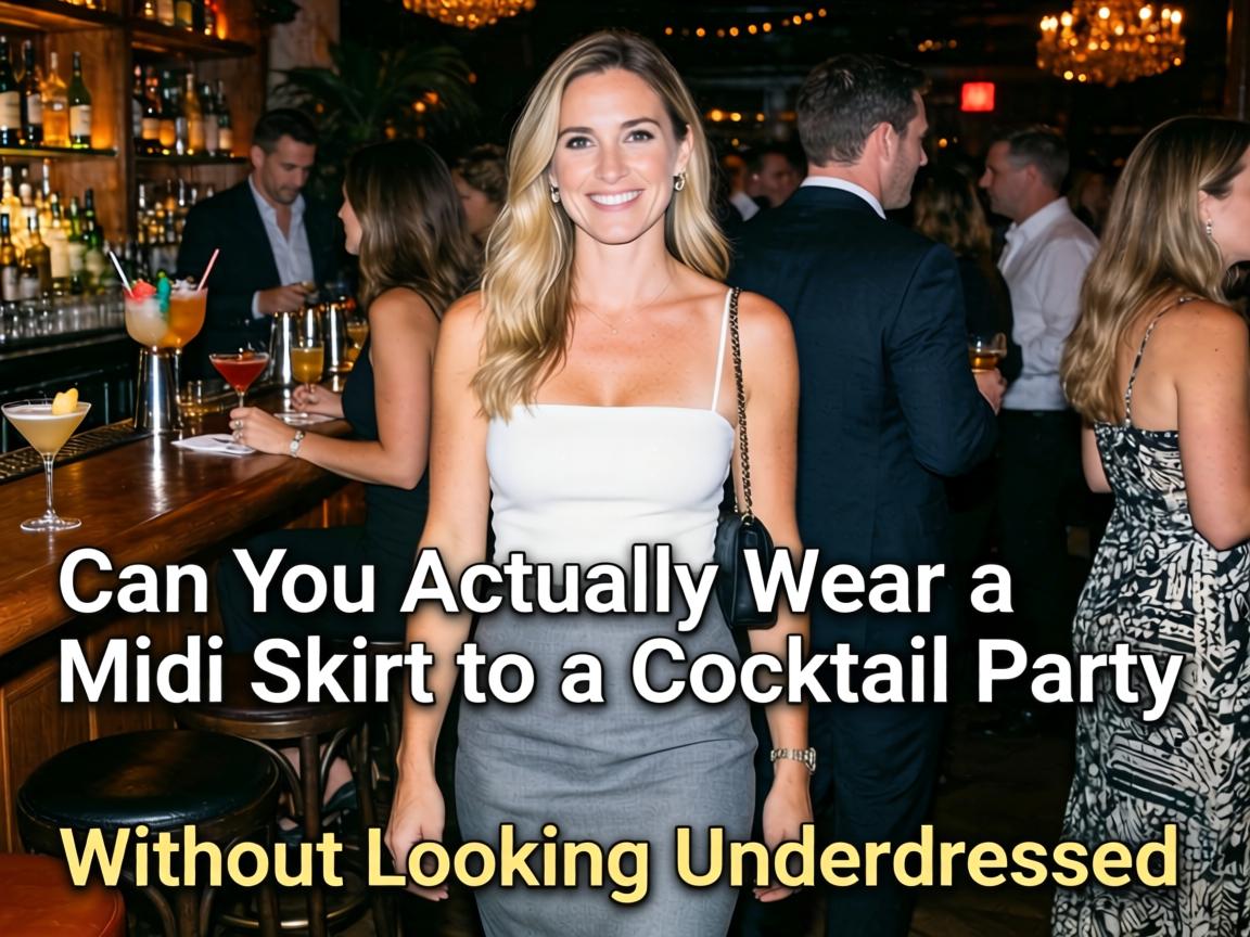 Can You Actually Wear a Midi Skirt to a Cocktail Party Without Looking Underdressed