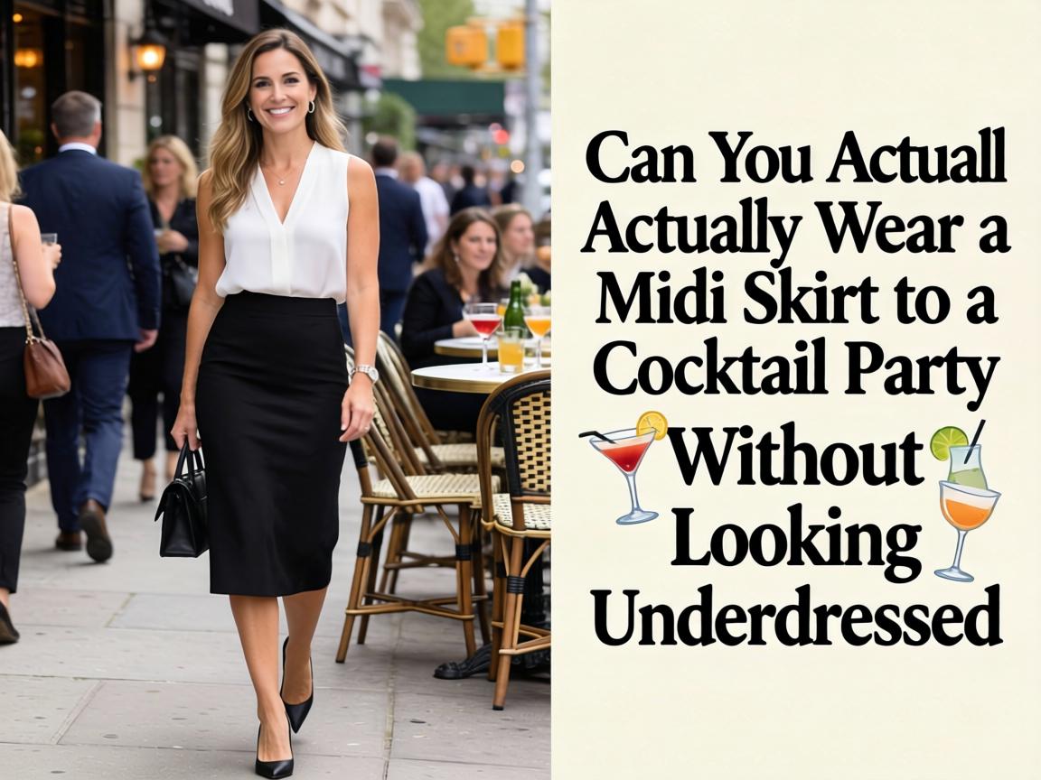 Can You Actually Wear a Midi Skirt to a Cocktail Party Without Looking Underdressed