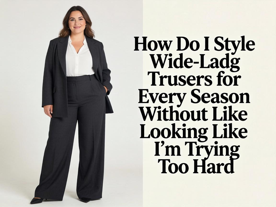 How Do I Style Wide-Leg Trousers for Every Season Without Looking Like I'm Trying Too Hard