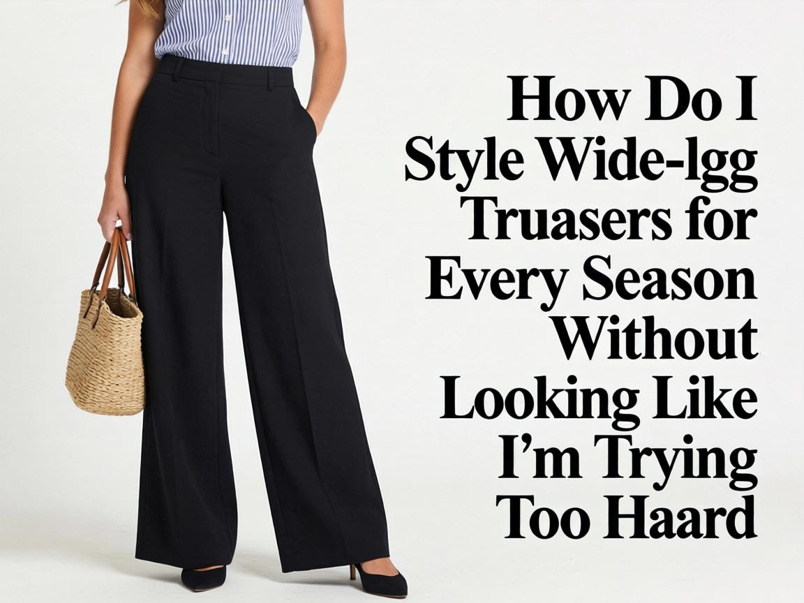 How Do I Style Wide-Leg Trousers for Every Season Without Looking Like I'm Trying Too Hard