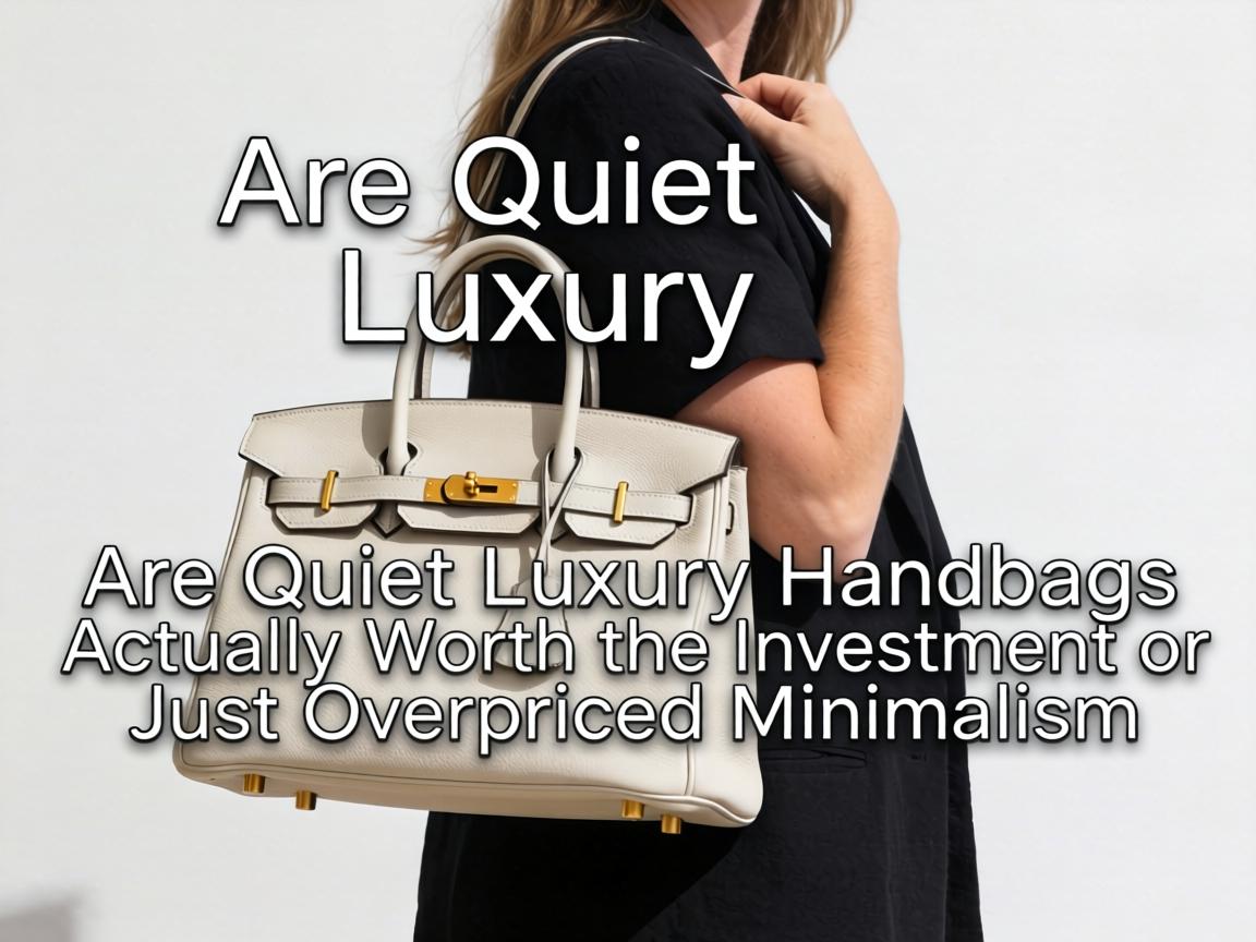 Are Quiet Luxury Handbags Actually Worth the Investment or Just Overpriced Minimalism