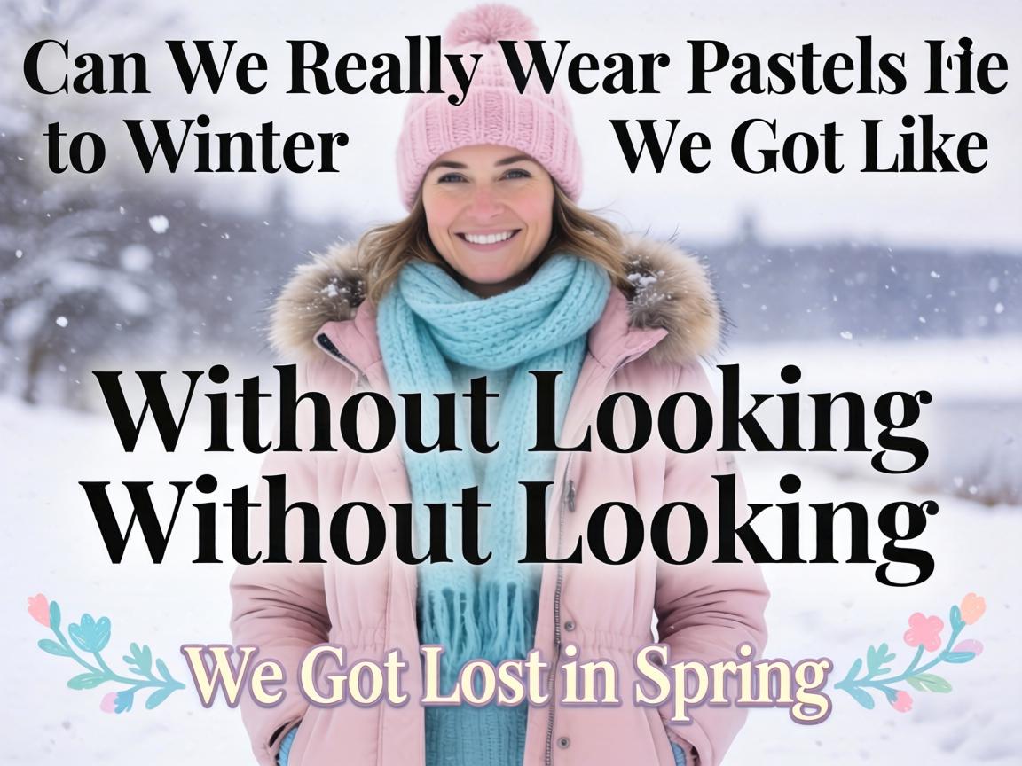 Can We Really Wear Pastels in Winter Without Looking Like We Got Lost in Spring