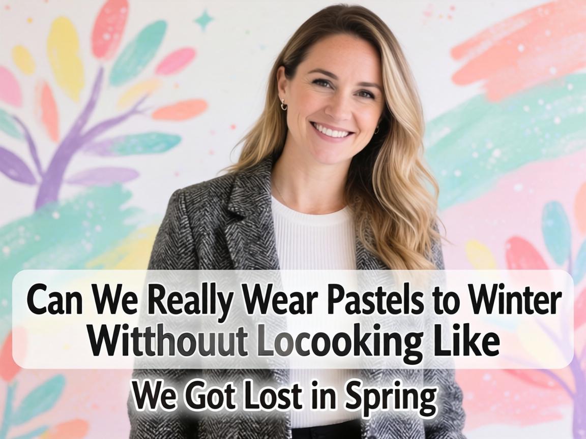 Can We Really Wear Pastels in Winter Without Looking Like We Got Lost in Spring