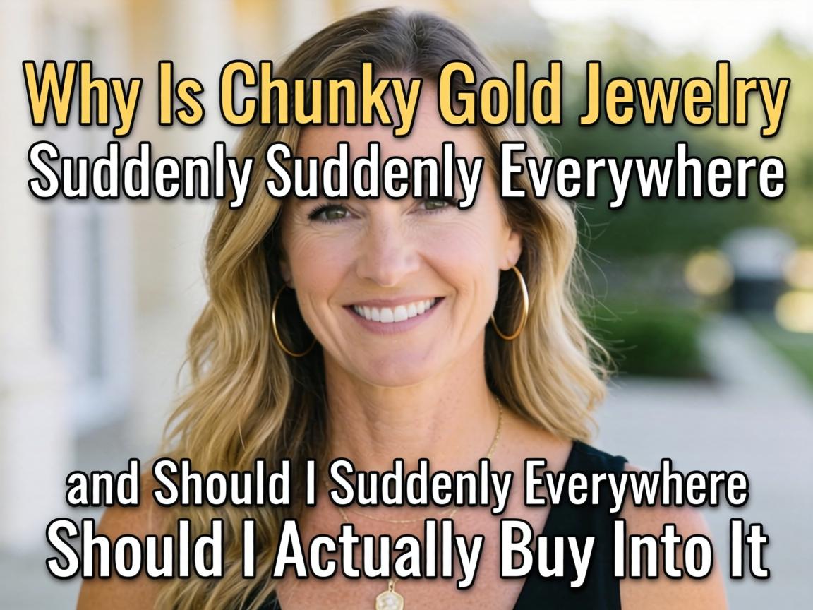 Why Is Chunky Gold Jewelry Suddenly Everywhere and Should I Actually Buy Into It