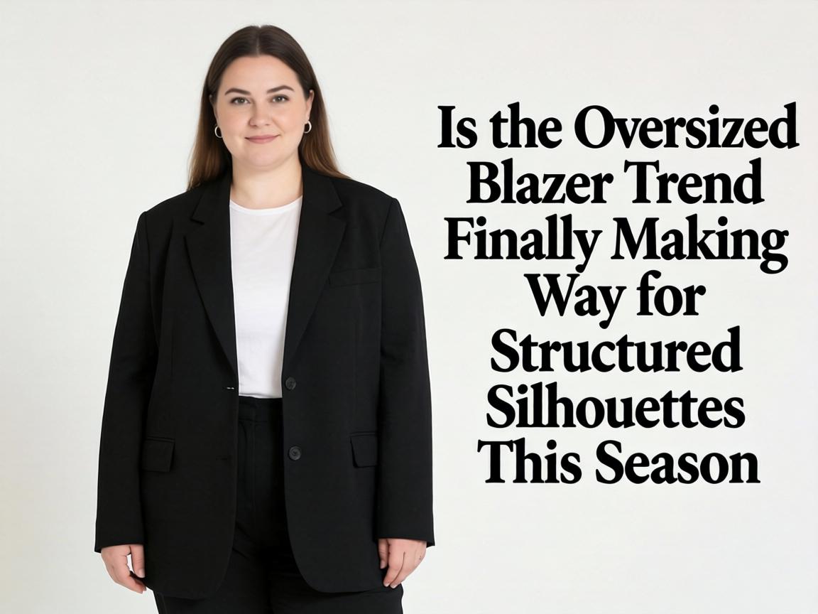 Is the Oversized Blazer Trend Finally Making Way for Structured Silhouettes This Season