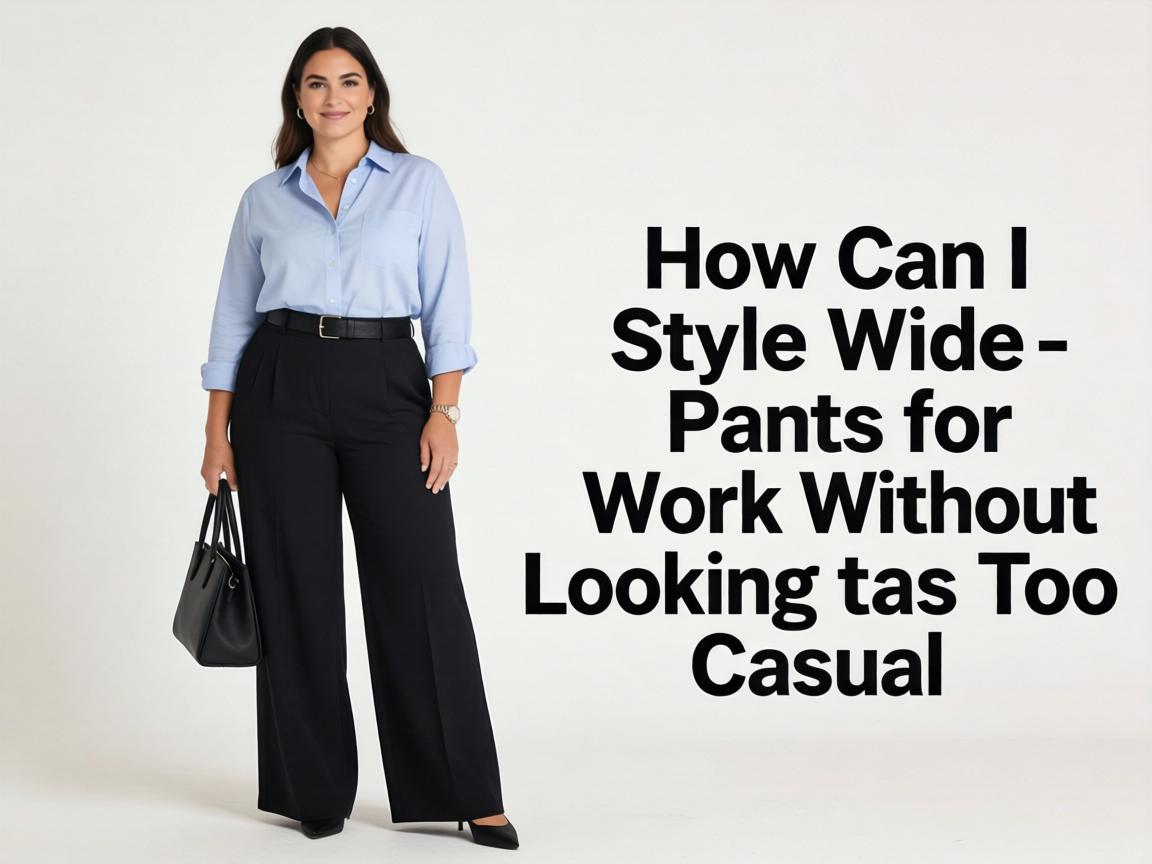 How Can I Style Wide-Leg Pants for Work Without Looking Too Casual