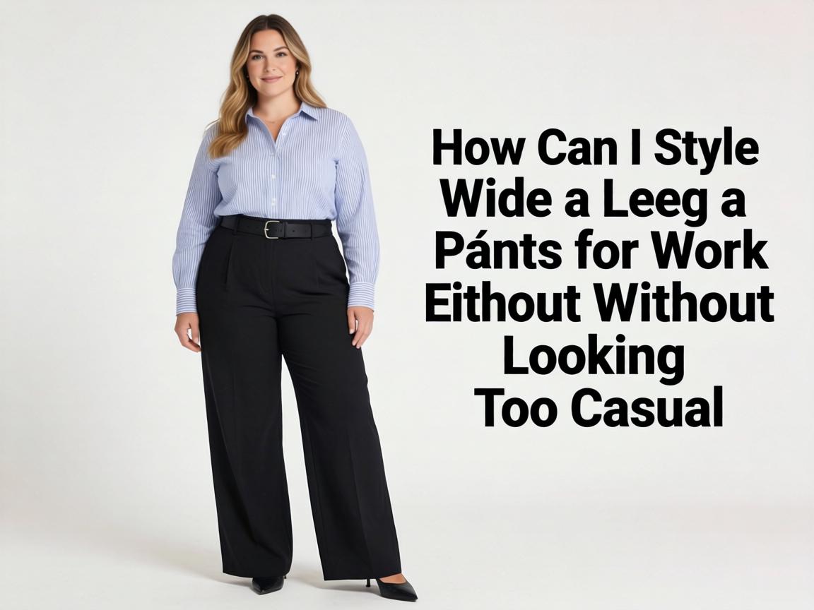 How Can I Style Wide-Leg Pants for Work Without Looking Too Casual