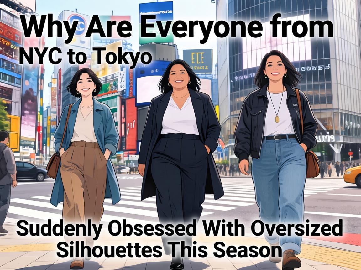 Why Are Everyone From NYC To Tokyo Suddenly Obsessed With Oversized Silhouettes This Season