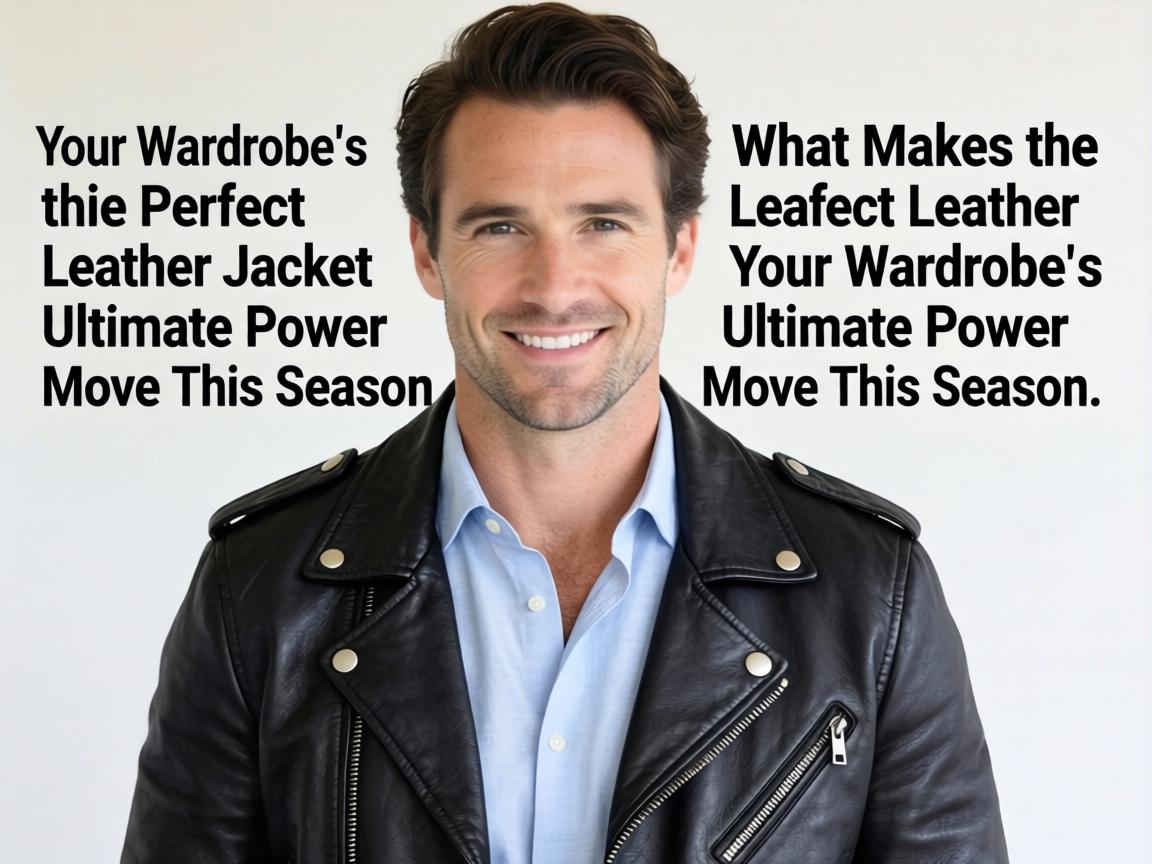 What Makes the Perfect Leather Jacket Your Wardrobe's Ultimate Power Move This Season