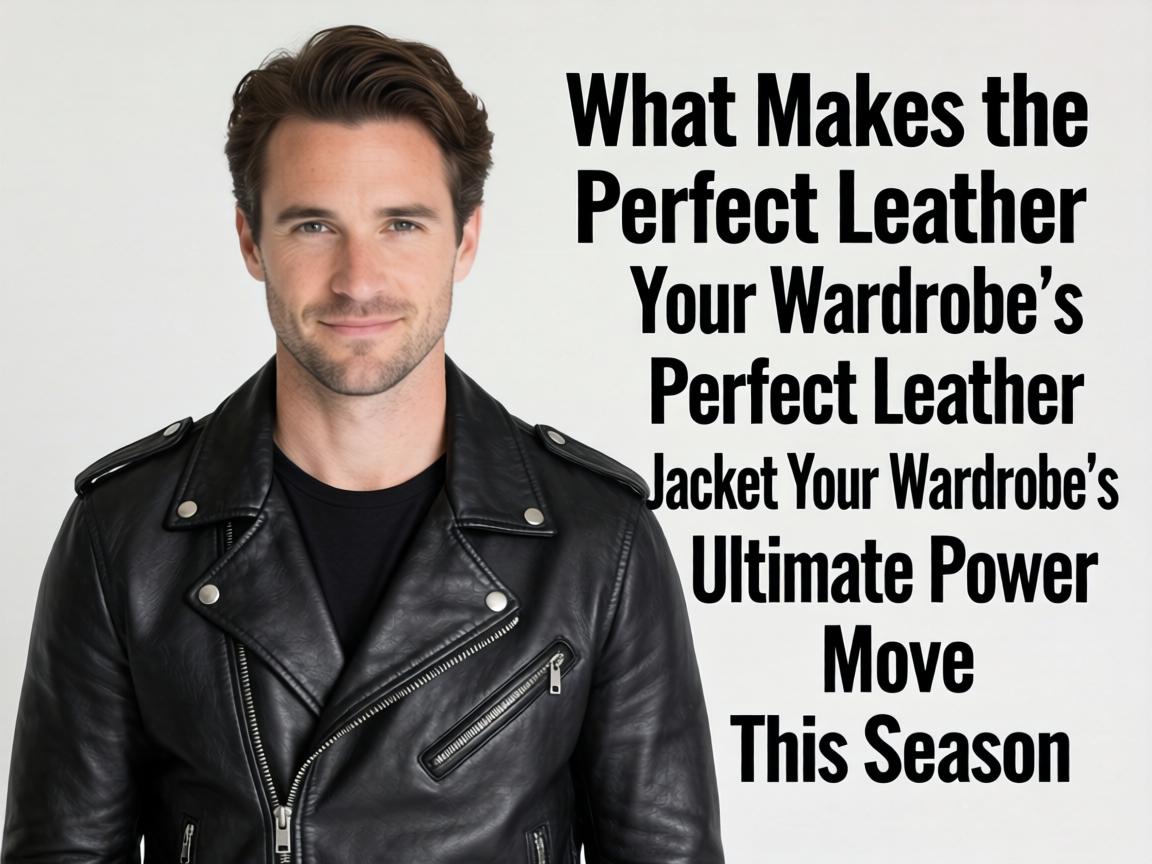 What Makes the Perfect Leather Jacket Your Wardrobe's Ultimate Power Move This Season
