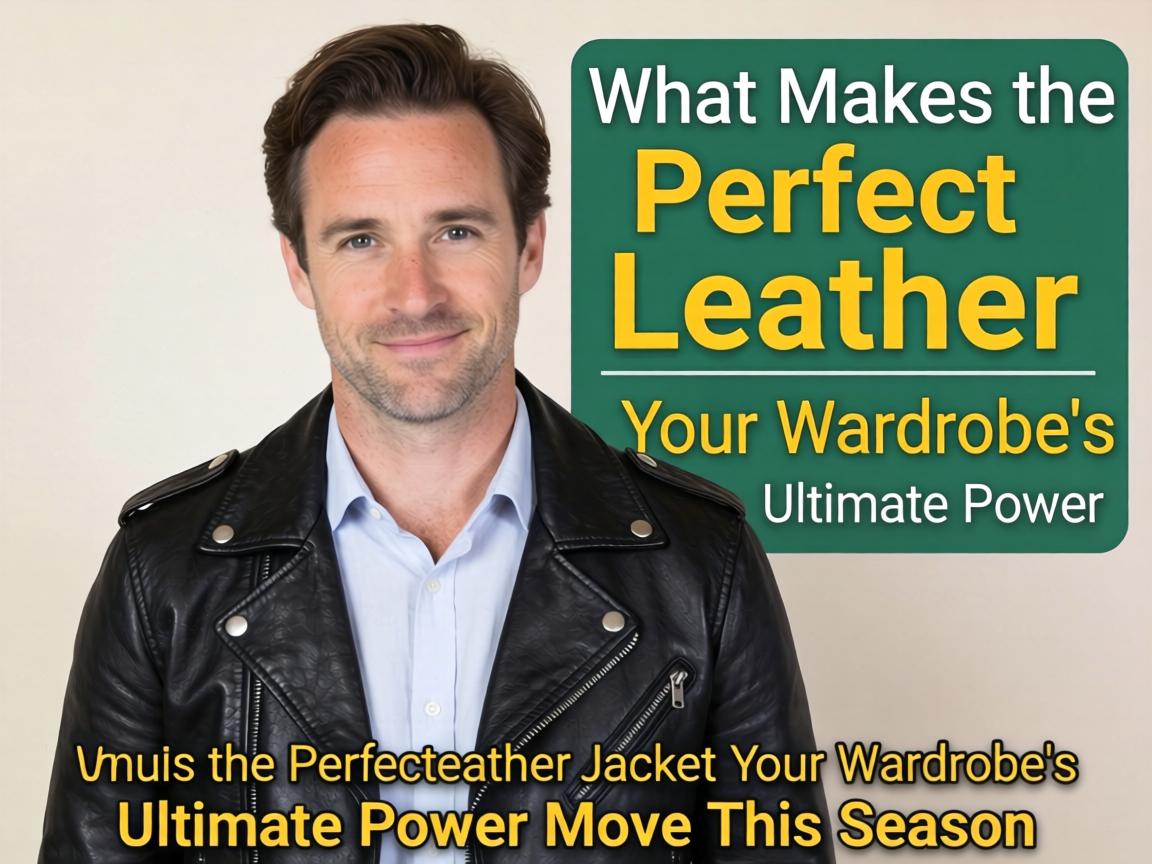 What Makes the Perfect Leather Jacket Your Wardrobe's Ultimate Power Move This Season