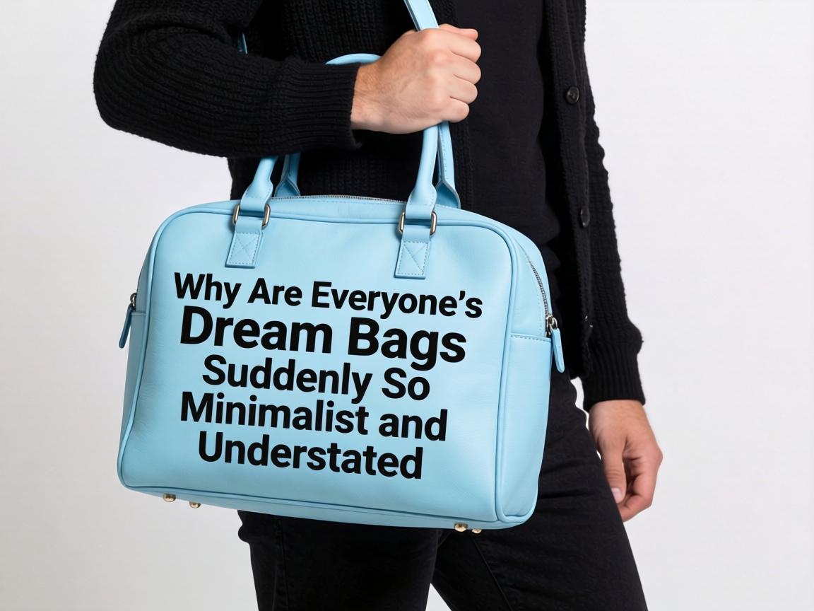 Why Are Everyone's Dream Bags Suddenly So Minimalist and Understated