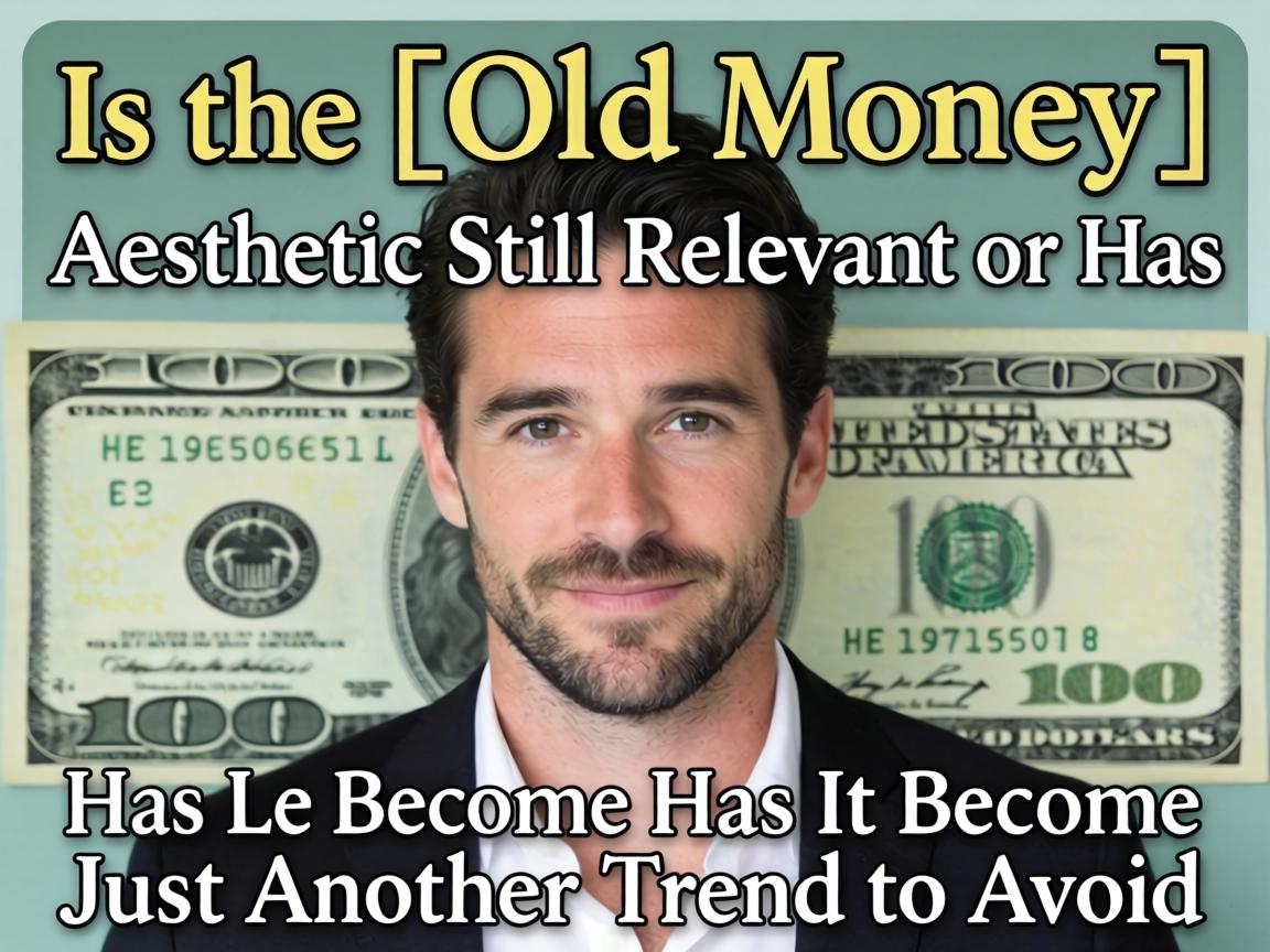 Is the _Old Money_ Aesthetic Still Relevant or Has It Become Just Another Trend to Avoid
