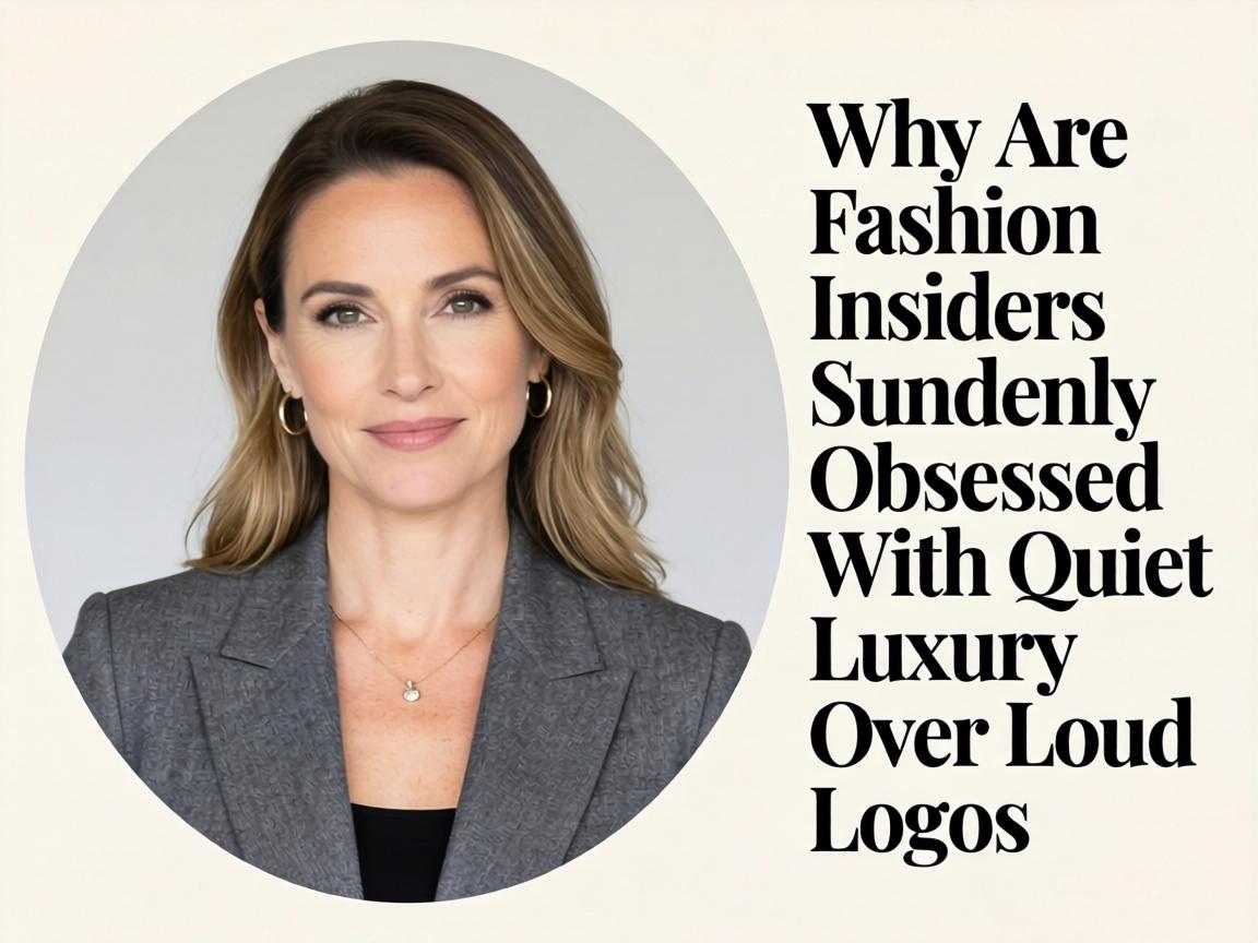 Why Are Fashion Insiders Suddenly Obsessed With Quiet Luxury Over Loud Logos