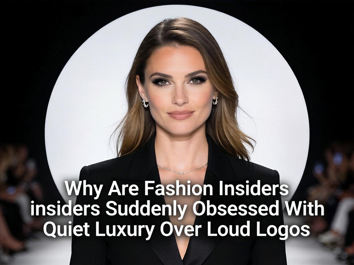 Why Are Fashion Insiders Suddenly Obsessed With Quiet Luxury Over Loud Logos
