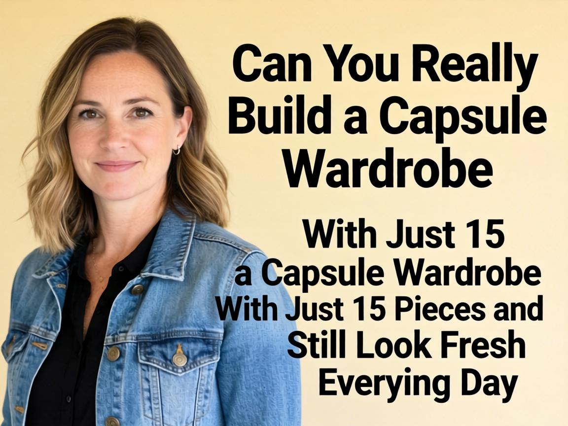 Can You Really Build a Capsule Wardrobe With Just 15 Pieces and Still Look Fresh Every Day