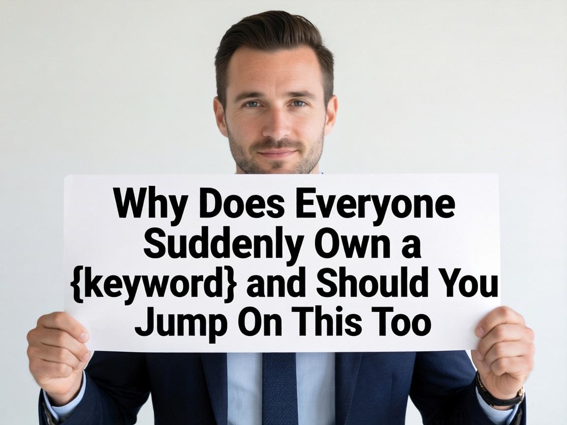 Why Does Everyone Suddenly Own a {keyword} and Should You Jump on This Too