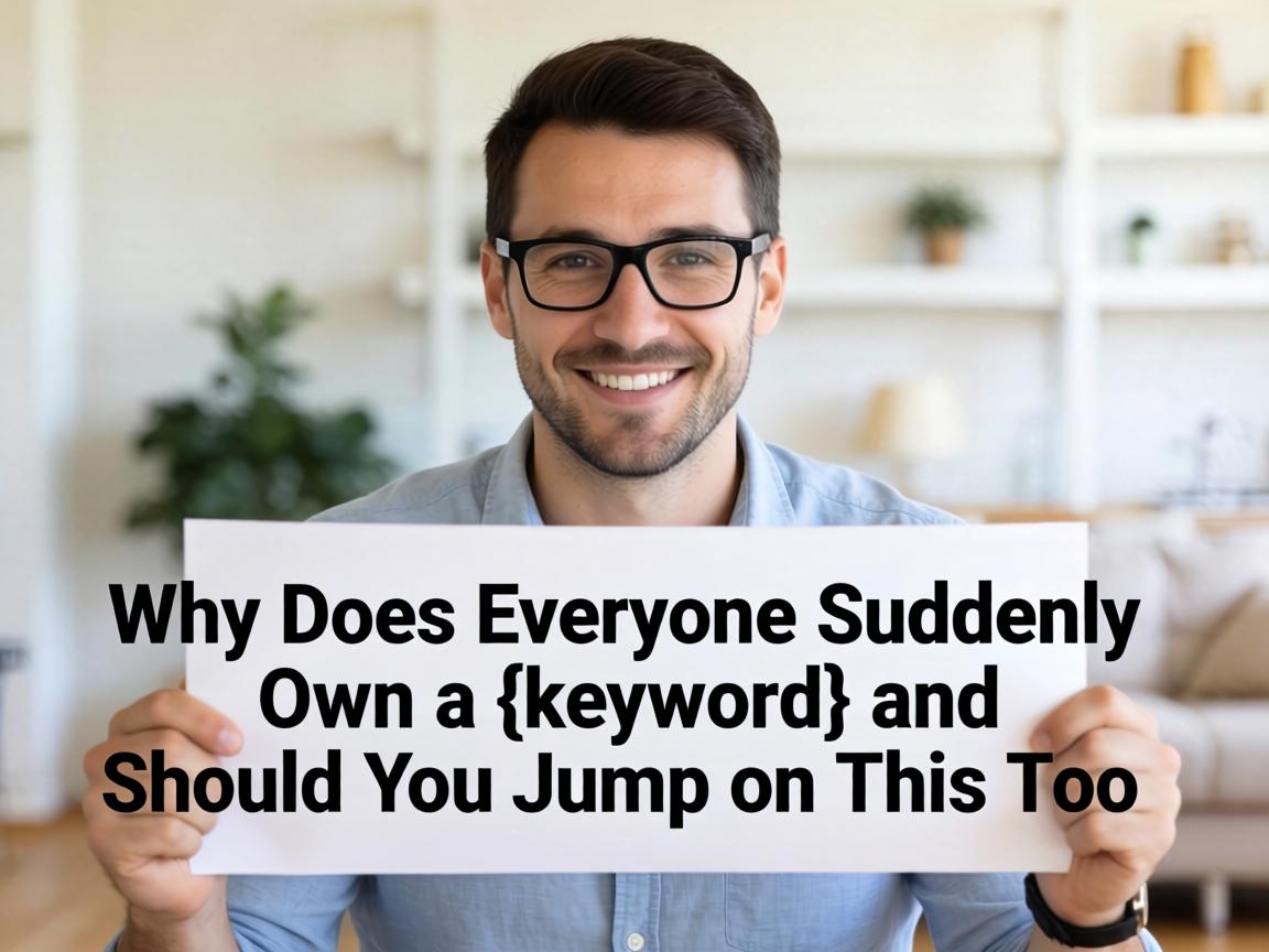 Why Does Everyone Suddenly Own a {keyword} and Should You Jump on This Too