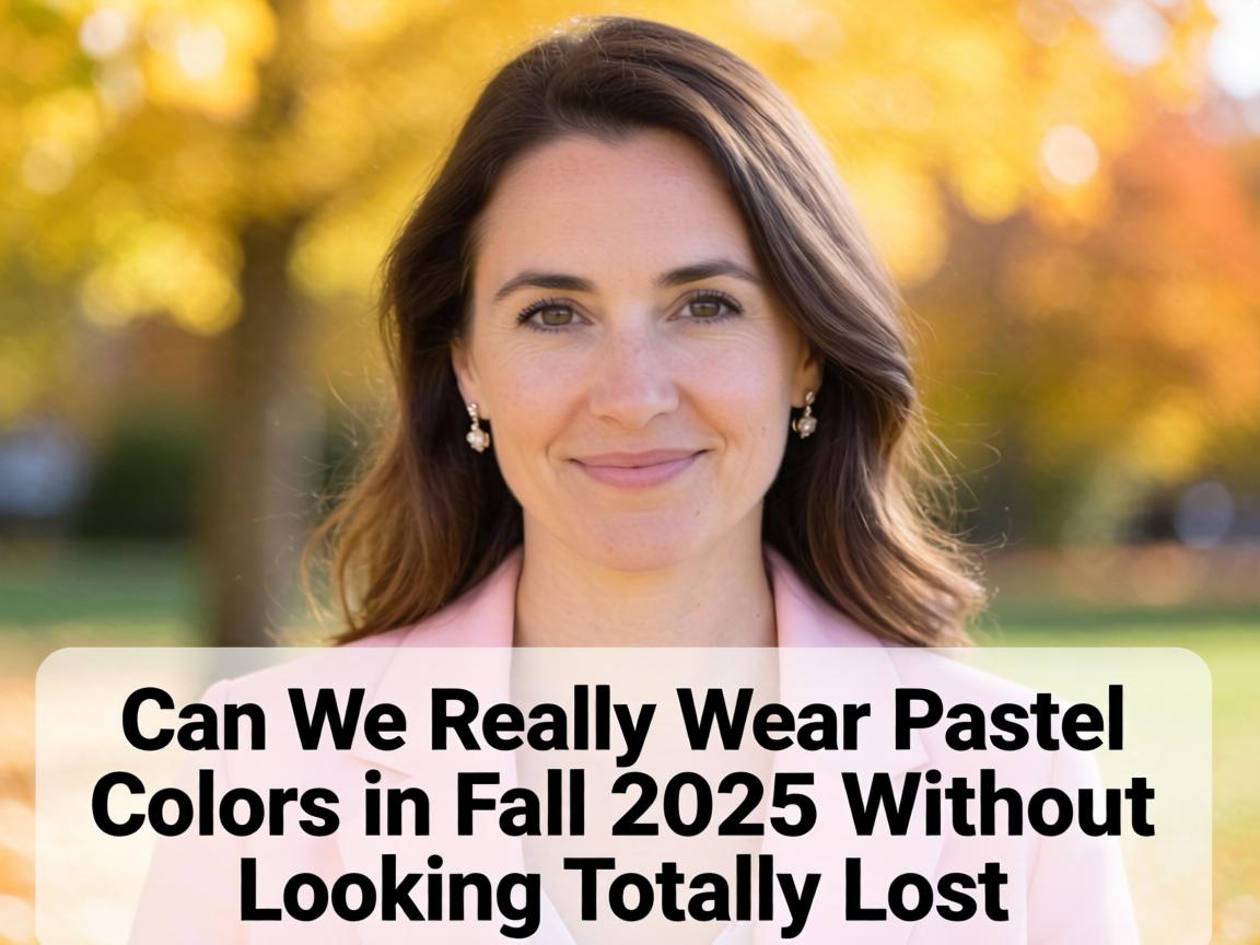 Can We Really Wear Pastel Colors in Fall 2025 Without Looking Totally Lost