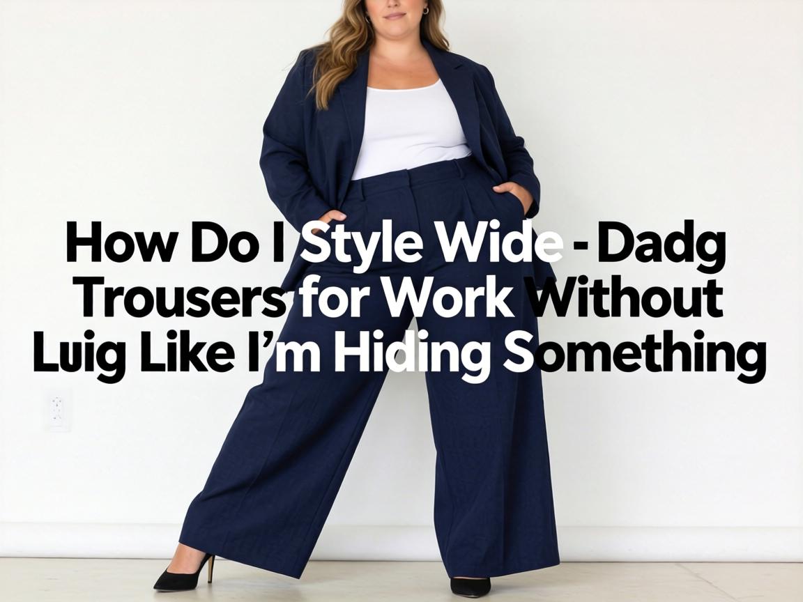 How Do I Style Wide-Leg Trousers for Work Without Looking Like I’m Hiding Something