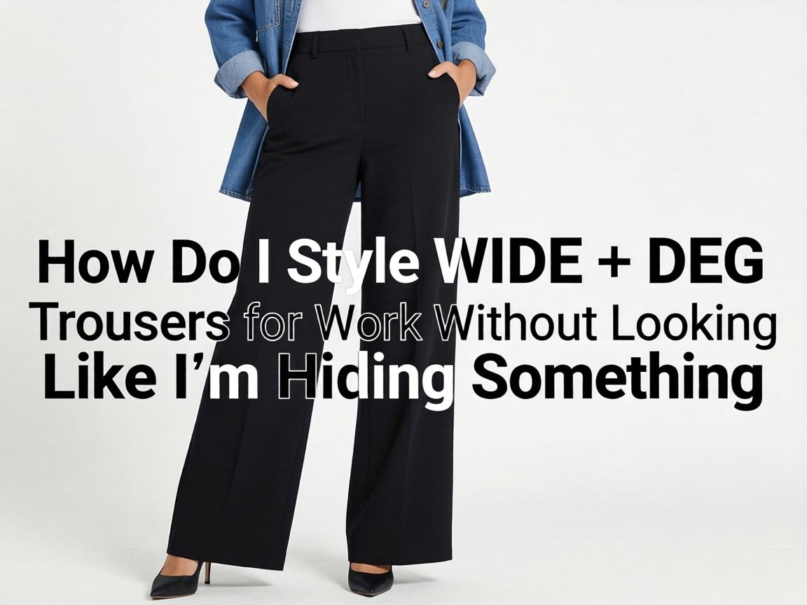 How Do I Style Wide-Leg Trousers for Work Without Looking Like I’m Hiding Something