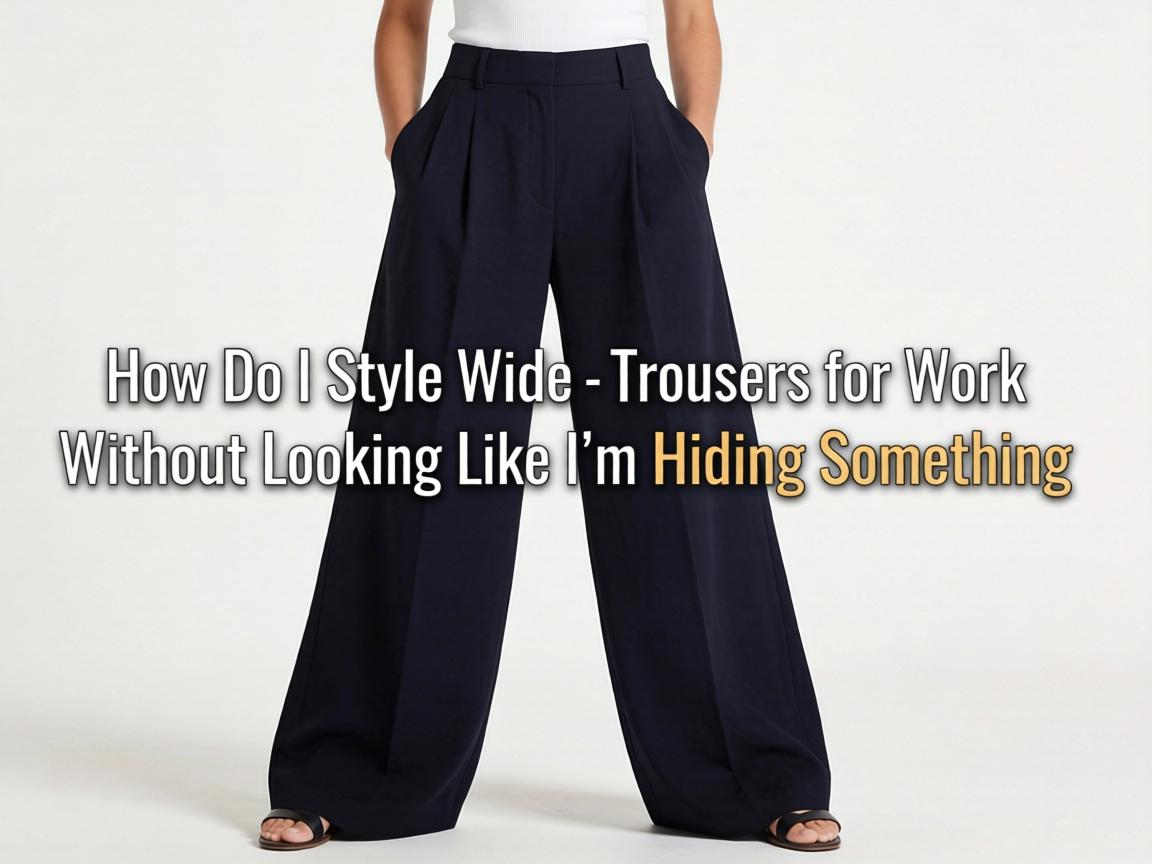 How Do I Style Wide-Leg Trousers for Work Without Looking Like I’m Hiding Something