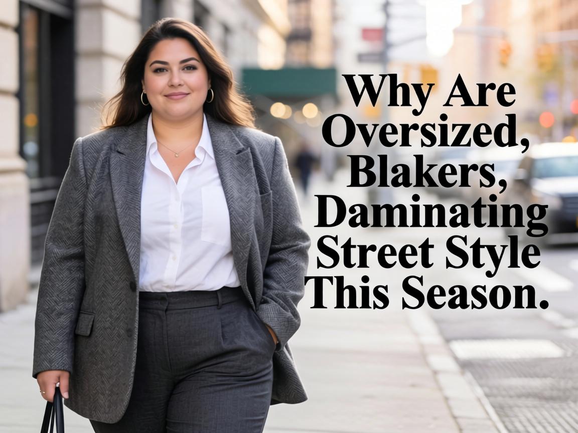 Why Are Oversized Blazers Dominating Street Style This Season