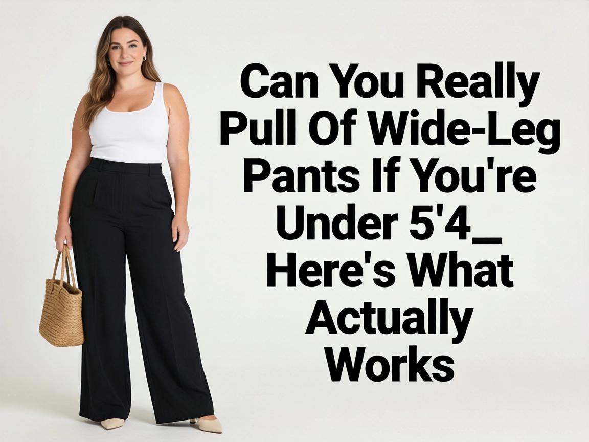 Can You Really Pull Off Wide-Leg Pants If You're Under 5'4__ Here's What Actually Works